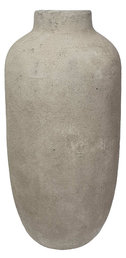 Alesso, Vase, dia35xH73cm, Sandy grey