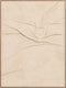 Stillness, Framed hand painting, H120xW90xD4.9cm, Off white