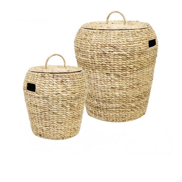 Hollow, Basket, dia49/36xH54/39cm, Natural