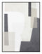 Brico, Painting, H100xW76xD3,8cm, Grey/White