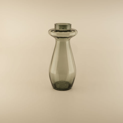 Belle, Vase, dia12xH29cm, Dark Grey (mörkgrå)/Elephant Grey/Dk Grey Melange