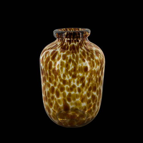 Gosa, Vase, dia17xH27cm, White/Brown