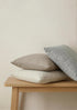 Minka, Cushion cover, L45xW45cm, White/White Washed