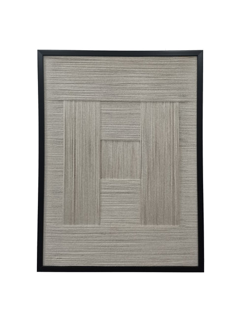 Meadow, Thread Art, L60H80xW3cm, Off White/Antique White