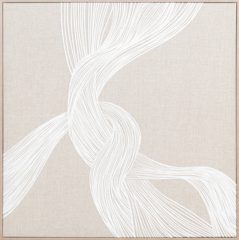 Memory, 3D, Foam, H80xW80xD3,8cm, Beige