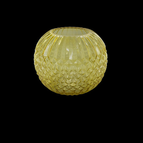 Rizz, Vase, dia25xH20cm, Brown