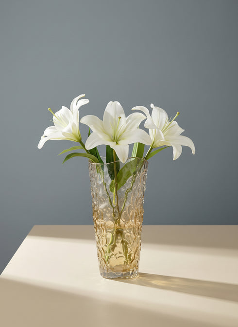 Breeze, Vase, H35xW18xD16,5cm, Brown