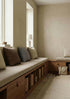 Whisp, Cushion cover, L45xW45cm, Dk.Coffe
