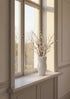 Stonehaven, Vase, dia17xH32.5cm, White