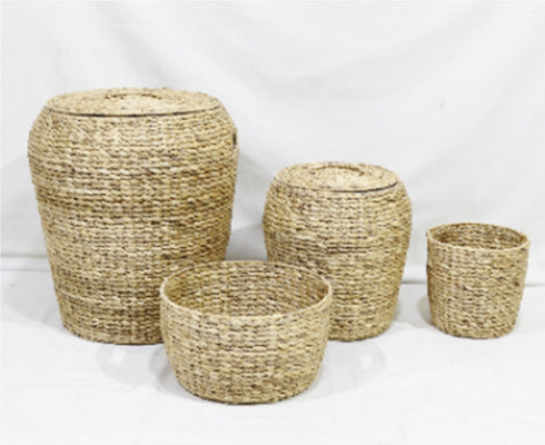 Hollow, Basket, dia49/36xH54/39cm, Natural