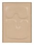 Elena, 3D, PaperXPaint, H70xW50xD3,8cm, Sand