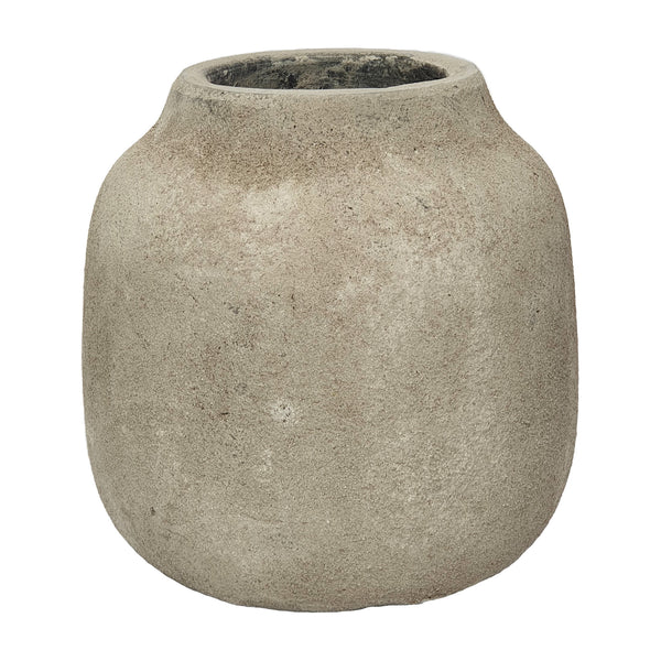 Alesso, Pot, dia23xH25cm, Sandy grey