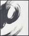 Yobe, Painting, H80xW65xD3,2cm, Black/White
