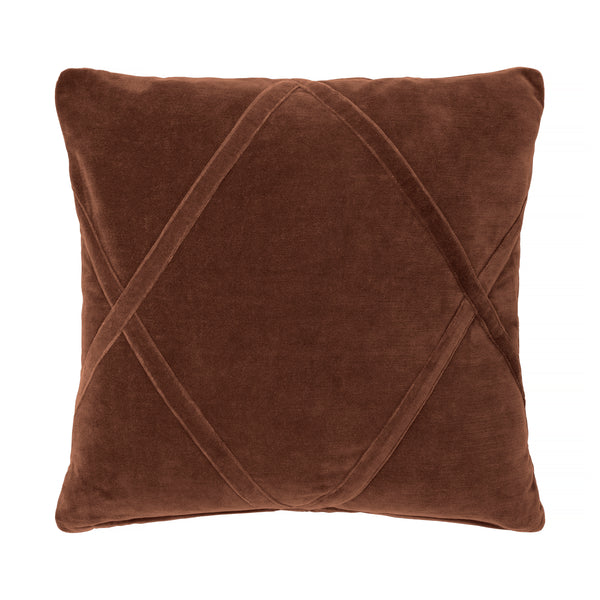 Malva, Cushion Cover, H50xW50cm, Cognac