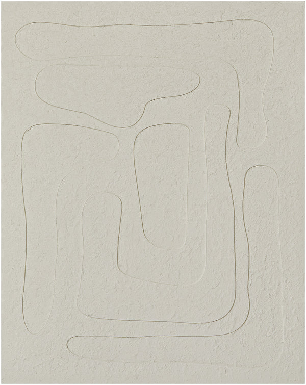 April, 3D, Foam, H100xW80cm, Warm White