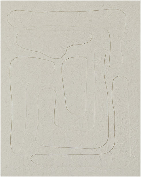 April, 3D, Foam, H100xW80cm, Warm White