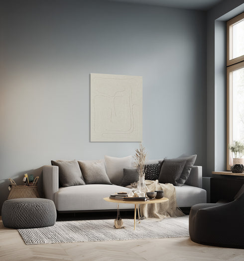 April, 3D, Foam, H100xW80cm, Warm White