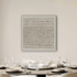 Linde, Hand Painting, H100xW100xD3,8cm, Beige