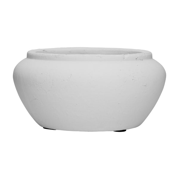 Athena, Pot, dia20xH11cm, White