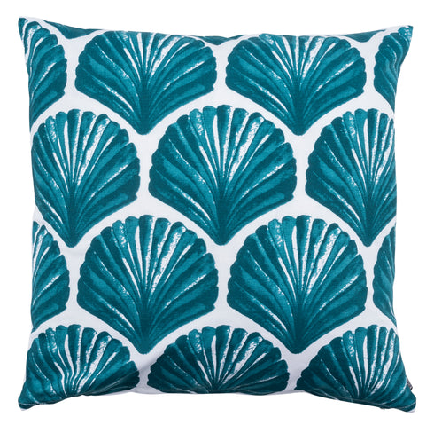 Helix, Cushion Cover, W50xL50 cm, Dark Emerald/White
