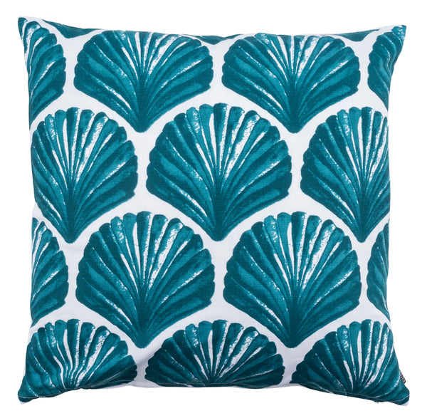 Helix, Cushion Cover, W50xL50 cm, Dark Emerald/White