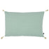 Lily jute, Cushion Cover, W40xL60cm, Sky Mint, Tassels