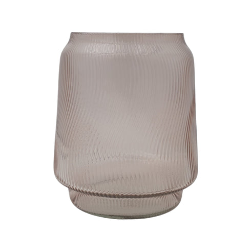 Karla, Vase, H26xW22xD18cm, Rose