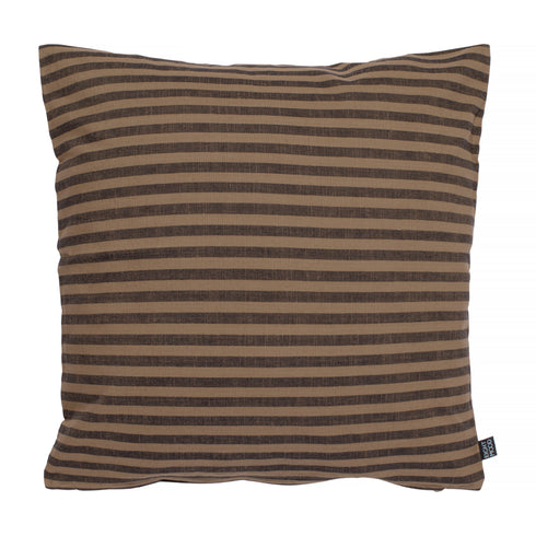 Arild, Cushion Cover, H50xW50cm, Black/Tobacco