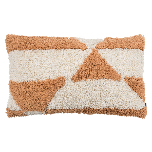 Power, Cushion Cover, W30xL50cm, Sand Clay/SnowWhite