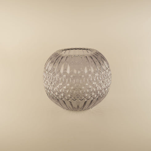 Rizz, Vase, dia25xH20cm, Grey