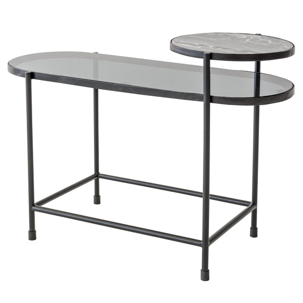Prone, Small Table, H55xW80xD34cm, Black/Grey