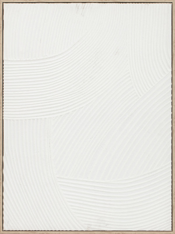 North, Painting, H80xW60xD2,8cm, Off white /Antique White