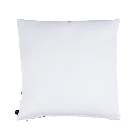 Helix, Cushion Cover, W50xL50 cm, Dark Emerald/White