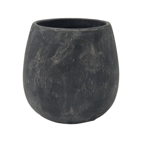 Ossian , Pot, dia30xH30cm, Black