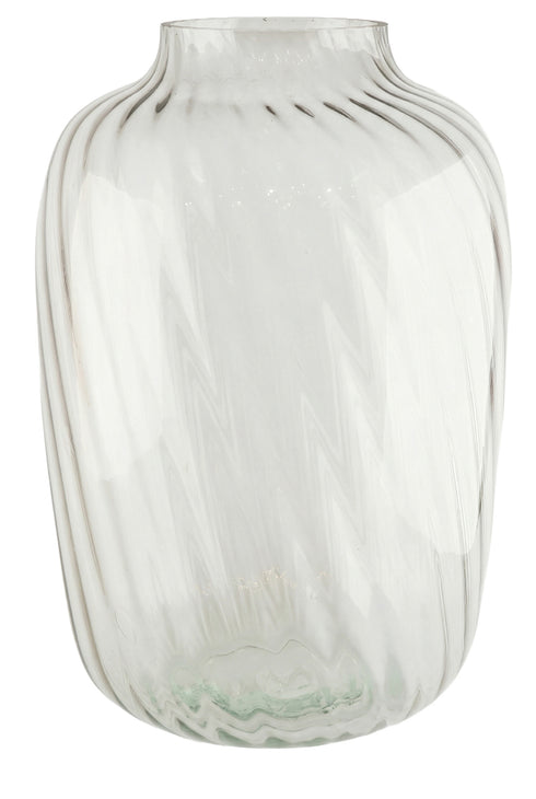 Narva, Vase, dia25xH36cm, Grey (grå)