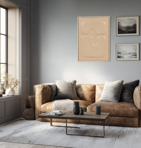 Elena, 3D, PaperXPaint, H70xW50xD3,8cm, Sand