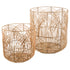 Bilbao, Basket, dia46xH50cm/dia36xH35 cm, Natural