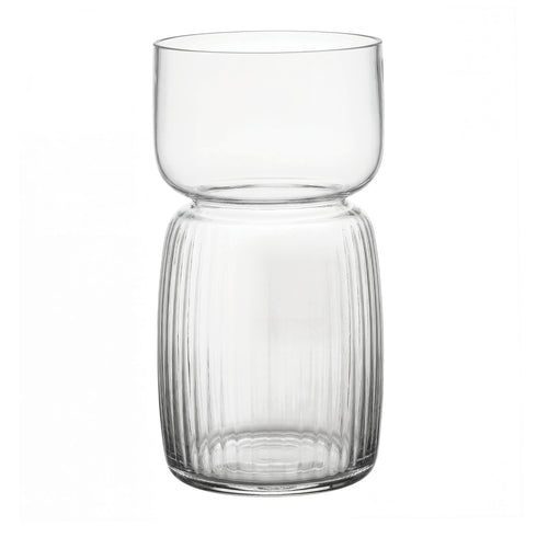 Zest, Vase, dia15xH28cm, Clear