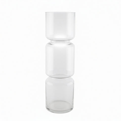 West, Vase, dia11,5xH40cm, Clear