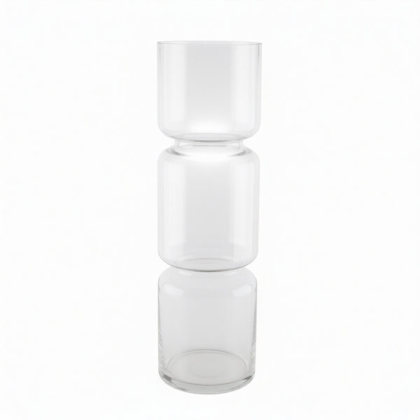 West, Vase, dia11,5xH40cm, Clear
