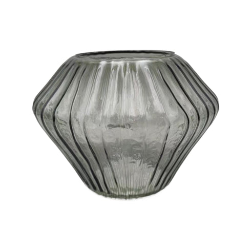 Penny, Vase, dia28xH20cm, Smoke
