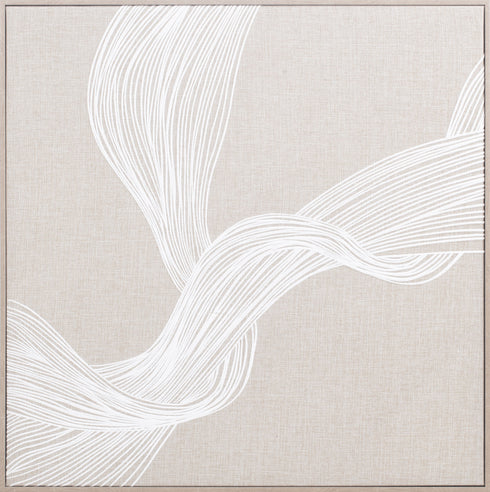 Medole, 3D, Foam, H80xW80xD3,8cm, Beige