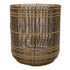 Fold, Basket, dia44/36/30xH50/45/40cm, Brown
