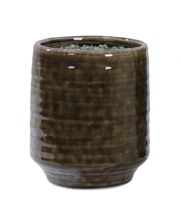 Harbor, Vase, dia18xH21xW18cm, Dark Brown (mörkbrun)/Cocoa Brown