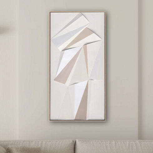 Wrap, Paper Art, H120xW60cm, White