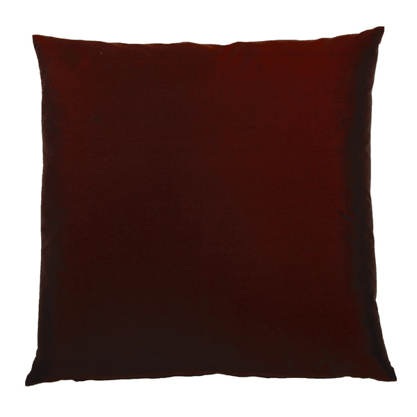 Dupion, Cushion Cover, Chestnut, 50 x 50 cm, Plain