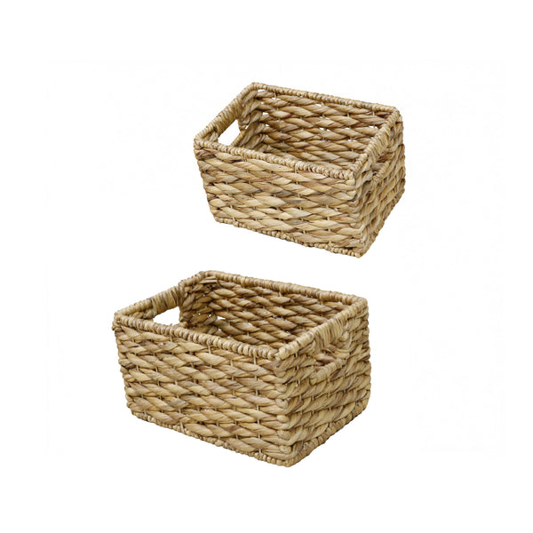 Hill, Basket, H19,5/18 x W 35/30 x D 24,5/20 cm Natural