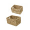 Hill, Basket, H19,5/18 x W 35/30 x D 24,5/20 cm Natural