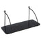 Porter glass, Shelf, H18xW40xD17.5cm, Grey/Black