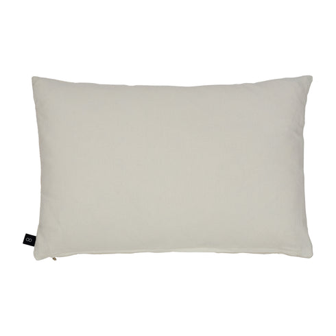 Alba, Cushion Cover, H40xW60cm, Natural Beige/Sky blue/Maroon